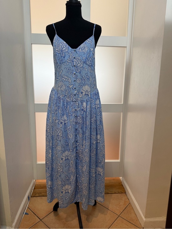 Roller Rabbit Dresses & Skirts - Roller Rabbit Light Blue Paisley Spaghetti-Strap Maxi, M